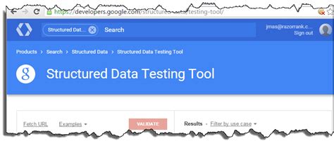 structured markup testing tool.